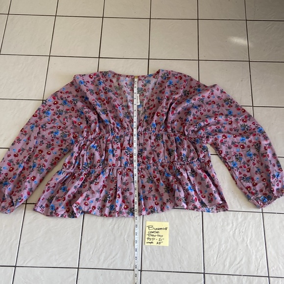 Bucketlist Large Boho Cotton top NWOT - Picture 6 of 7